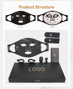 Terapi Cahaya Inframerah Masker Wajah LED Silikon Khusus Terapi Cahaya Merah Masker Perawatan Kulit - Product Image 3