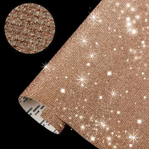 A01 Groothandel Hotfix Crystal Strass Stof Mesh Roll Applique Rhinestone Mesh Voor Stof