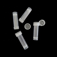 Tubos de ensayo congelados de plástico de laboratorio de 5ml, contenedor de tapa de sellado de vial, vial criogénico, tubo de ensayo de tubo criovial con tapón de rosca