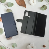 Dompet Magnetik Flip Case dari Kulit PU Tahan Guncangan dengan Penutup Folio dan Tempat Kartu, Perlindungan 360 Derajat