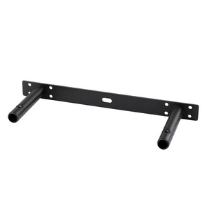 GQK Iron Wall-Mounted Double T-Shaped Black Concealed Partition Tray <b>Floating</b> <b>Shelf</b> Support <b>Brackets</b> Easy Installation Durable - Product Image 1