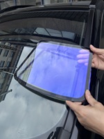 Film de teinte de fenêtre de voiture caméléon violet à contrôle solaire VLT 85% haute transparence