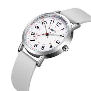 Infirmières médecins regardent les professionnels de la santé et les étudiants faciles à lire étanche femmes hommes montre médicale silicone souple respirant - Product Image 4