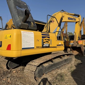 รถขุดเหมืองประหยัดน้ำมันและทรงพลัง 20 ตัน โคมัตสึ PC200 รถขุดไฮดรอลิกแบบตีนตะขาบมือสอง - Product Image 1