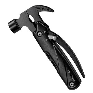 Niu Xiang <b>Multi</b>-functional Folding Wrench Carbon Steel Outdoor Survival <b>Tool</b> Keychain Hammer - Product Image 5