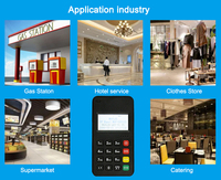 Terminal MPOS de lecteur de carte puce/MSR/NFC de haute qualité avec Bluetooth + Wifi M6 Plus