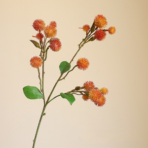 Th1456 Nhân Tạo Màu Xanh Lá Cây Hoa Với Chi Nhánh Duy Nhất Và Nhỏ Gai Trái Cây Cần Tây Cho Trang Trí Nội Thất - Product Image 6