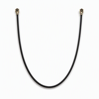 Câble coaxial RF personnalisé U.FL vers U.FL, assemblage de câble de raccordement à 90 degrés avec connecteur plaqué or, fil interne OEM ODM pour module IoT GPS