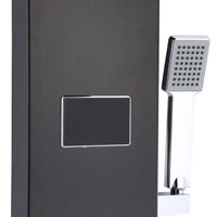 Ensemble de douche verticale colonne de pluie réglable pour salle de bain accessoire à 5 fonctions robinets de douche muraux système de panneau de douche à jet de massage