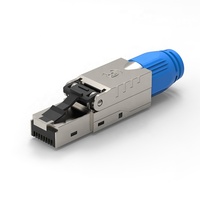 Conector RJ45 Cat8 sin Herramientas Linkwylan 25G/40G, Blindado, con PCB Integrado para Cable Cat8, Conectores Ethernet, Conector de Terminación en Campo