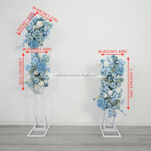 DKB Factory Wholesale Wedding Decorations High-Quality Blue and White Artificial <b>Flowers</b> for Wedding Decorations - Product Image 2