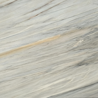 Dalle de marbre poli à grain de bois bleu naturel de luxe, idéale pour les panneaux muraux et les carreaux de sol dans les projets de villas