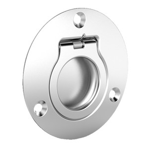 Stainless Steel Handle Panel With <b>Folding</b> Retractable Handle For Industrial Doors M122 M123 M124 - Product Image 1