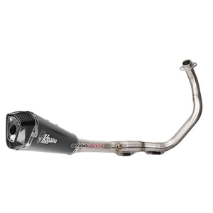 Sistema de Escape Completo para Motocicleta de la Mejor Calidad, Acero Inoxidable, Color Negro de Competición, Homologado por MIVV para Gts300 2020 - Product Image 1