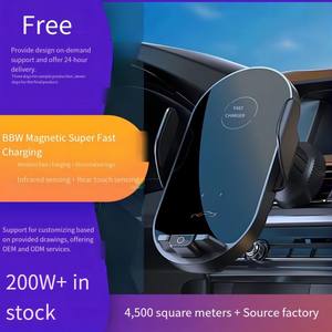 Produits tendance 2025 nouveautés évent par gravité intégré charge par induction automatique rapide QC chargeur sans fil support de voiture - Product Image 2