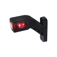 Ensemble de feux arrière pour remorque, camion, fourgonnette, camionnette, blanc, rouge, jaune, 12/24V, feux de position latéraux LED, lampe de camion, 2 pièces/ensemble, lampe indicatrice