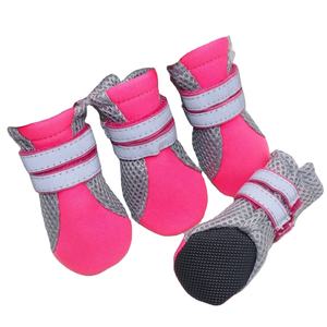 <span class=keywords><strong>4</strong></span> Piezas de Zapatos para Perros Pequeños, Botas para Cachorros, Reflectantes, Antideslizantes, Calcetines para Mascotas, Zapatillas Deportivas, Protector de Patas para Chihuahua Yorkshire - Product Image 3