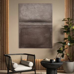 Peinture à l'huile abstraite texturée 3D sur toile, art mural fait main, décoration intérieure, peinture de nature morte minimaliste personnalisée en gros - Product Image 3