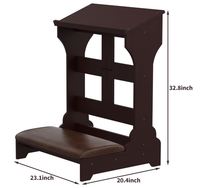 Banc de prière en bois personnalisé pour table de prière à genoux avec coussin tabouret de support à genoux d'église étagère de chaise de prière rembourrée