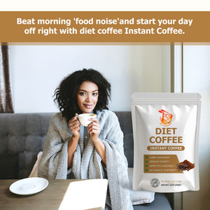 Café Herbal Instantané pour le Contrôle de l'Appétit et le Soutien Métabolique, Torréfaction Moyenne avec Berbérine et Chrome pour Réduire les Fringales et Équilibrer le Système - Product Image 3