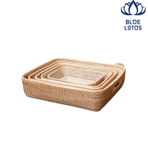 Premium Round Woven Tray Crafted from High-Quality Materials for Elegant Display and Easy Serving - Product Image 1