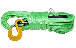 High Strength UHMWPE Heavy Duty Tow Rope 12-strands Synthetic Winch Rope Line