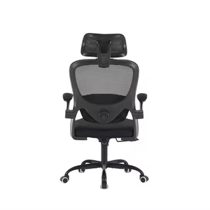 Nouvelle chaise de bureau ergonomique, chaise de bureau exécutive inclinable en mesh avec appuie-tête réglable et accoudoirs réglables - Product Image 3
