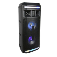 Meilleures ventes : Enceinte portable Bluetooth audio amplifiée, double 6,5 pouces, design exclusif et tendance, pour soirées