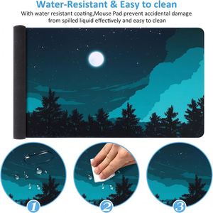 FX Customizable Rectangular Gaming Deskmat with 4mm Thick Nature Rubber Sheet <b>Mouse</b> Pad Custom Logo in Stock - Product Image 5
