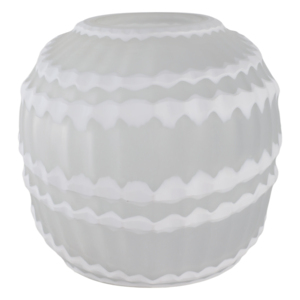 Ornamental Carved Glass Vase For Living Room Bedroom Office Decorative Flower Vase Stylish Display Piece - Product Image 3