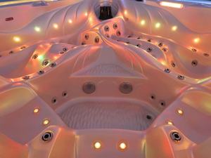 Bain à remous de luxe avec 140 jets de massage, <span class=keywords><strong>spa</strong></span> extérieur pour 5 personnes, jacuzzi moderne avec système Balboa <span class=keywords><strong>Gecko</strong></span> SpaNet JOYONWAY - Product Image 4