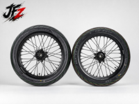 Kit de roue Supermoto forgé CNC 17 pouces pour Surron Ultra Bee 100/80-17 130/70-17 – Pièces de modification haute performance pour E-bike