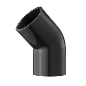 JIS Standard UPVC Industrial Elbow CNSpvc 45-Degree PVC Ultrapure Water Supply Fittings Complete Specifications Composite <b>Pipes</b> - Product Image 1