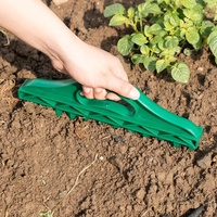 Perforateur de sol prêt à l'emploi pour semis, outil de jardinage rapide pour l'espacement des graines, semoir agricole pour légumes