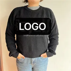 knit cashmere-sweater custom logo wholesale cashmere Women's sweater Winter causal sweaterPlus-size women's sweaters