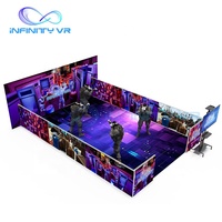 Infinity VR Arena, Sistema VR de Movimiento Libre, Material PVC, Solución de Juego de Disparos Multijugador en Interiores para Uso Comercial