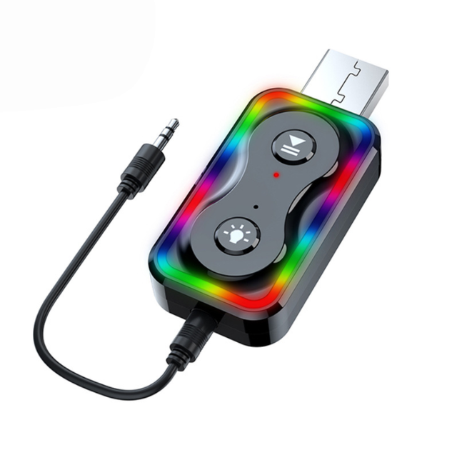 Best 2-In-1 Usb Bt Transmitter Receiver Car Aux Audio Wireless Receiver 5.3 Bt Adapter Audio Converter