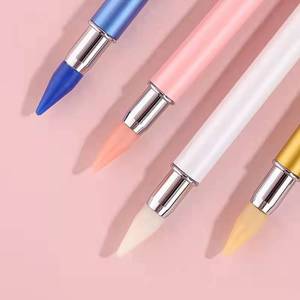 Dual Ended Wax Pen Blue Pink White Nail Dotting Tool Rhinestone Crystal <b>Stud</b> Picker Manicure Salon Nail Art Tools for Nails - Product Image 3