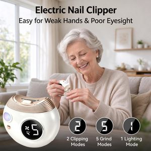 Cortauñas Eléctrico Recargable Multifuncional con Lámpara de Secado UV y Brocas para Uñas - Product Image 2
