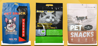 Voedselveilige staande pouch voor baby's, katten en honden, BPA-vrij, niet-toxisch, plastic zak voor biologische puree, snacks, fruitpoeder verpakkingen