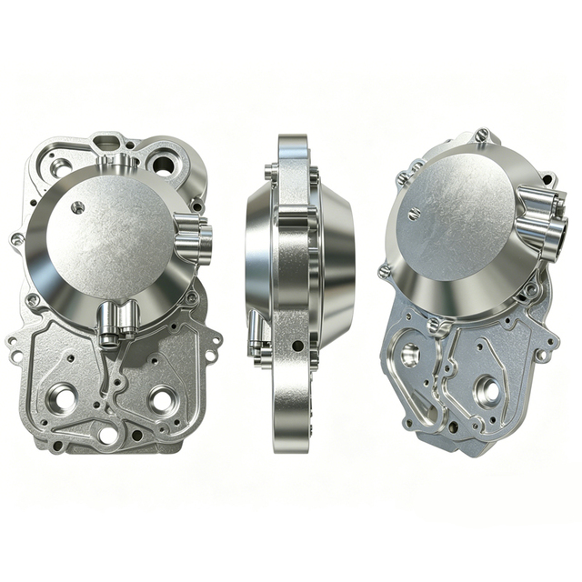 CustomAluminumCNC Engine Side Cover Modified Motorcycle Engine Case CNCMachined PartsEngine MagnetoCoverModification Accessories