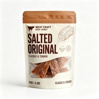 Sachets Doypack Personnalisés Imprimés Anti-humidité Refermables (MOPP/VMPET/PE) pour Emballage Alimentaire, Viande Séchée, et Emballage de Bâtonnets de Miel