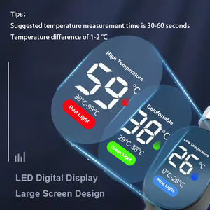 Визуальный термометр для душа, водонепроницаемый термометр для ванной, универсальный измеритель температуры воды для душевых леек - Product Image 3