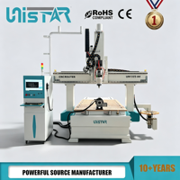 Routeur CNC à 5 axes avec table rotative pour le bois, machine de gravure sur bois et MDF, prix du routeur CNC avec couteau oscillant