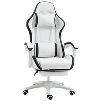 Quantité minimale de commande 1 livraison gratuite blanc ordinateur Cadeira Gamer chaise de jeu en cuir ergonomique avec support lombaire accoudoirs réglables