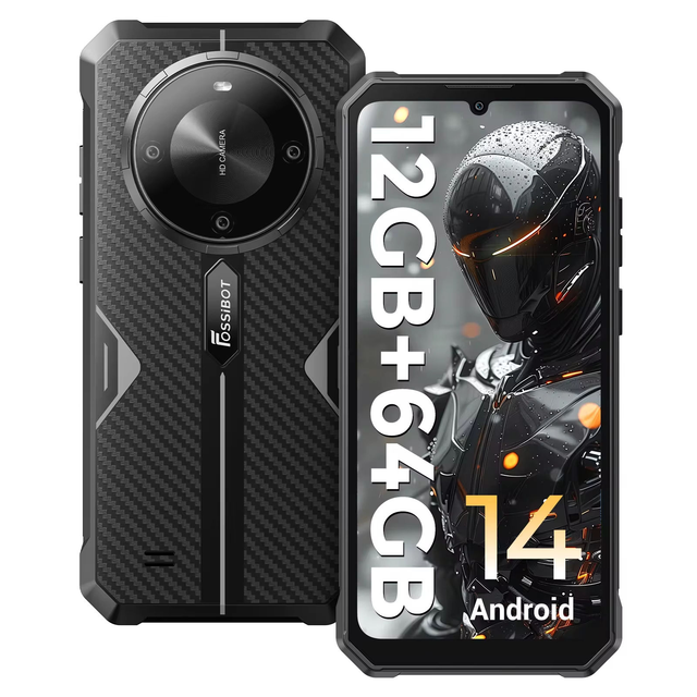 FOSSiBOT F105 6.745-Inch FHD+ Mobile Phone IP68/IP69K Rugged Phone 10300mAh Long Lasting Battery Android 14 for Reliable Use