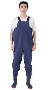 Botas de pesca impermeables de nailon, para el pecho grande, muslo personalizado, con botas - Product Image 5