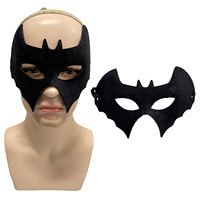 Masque de Batman pour homme, style All Saints, pour fête, film d'animation, demi-visage, yeux de chauve-souris