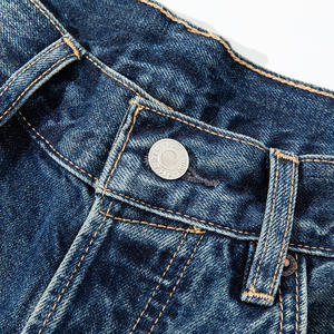 Water Ripple <span class=keywords><strong>Retro</strong></span> Crepe Hairy Beards Washed American <span class=keywords><strong>Retro</strong></span> Jeans para hombre - Product Image 4