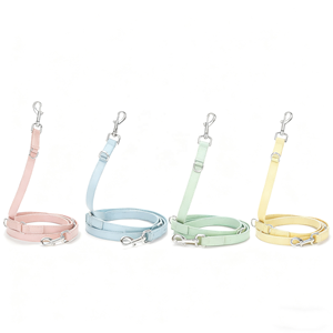 Correa personalizada <span class=keywords><strong>de</strong></span> cuero Vegano para caminar <span class=keywords><strong>de</strong></span> color Macarons, correa <span class=keywords><strong>de</strong></span> cuero personalizada <span class=keywords><strong>de</strong></span> calidad para perros, correa <span class=keywords><strong>de</strong></span> cuero para pastor alemán <span class=keywords><strong>Pitbull</strong></span> - Product Image 1
